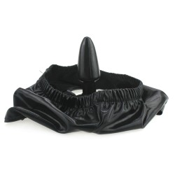 faux leather latex masturbation anal plug panties