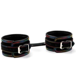 color thread wrist and ankle cuffs