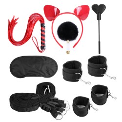 cat headband bed bondage kit