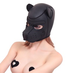 senior dog bondage hood