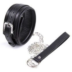 diamond pin buckle bondage collar